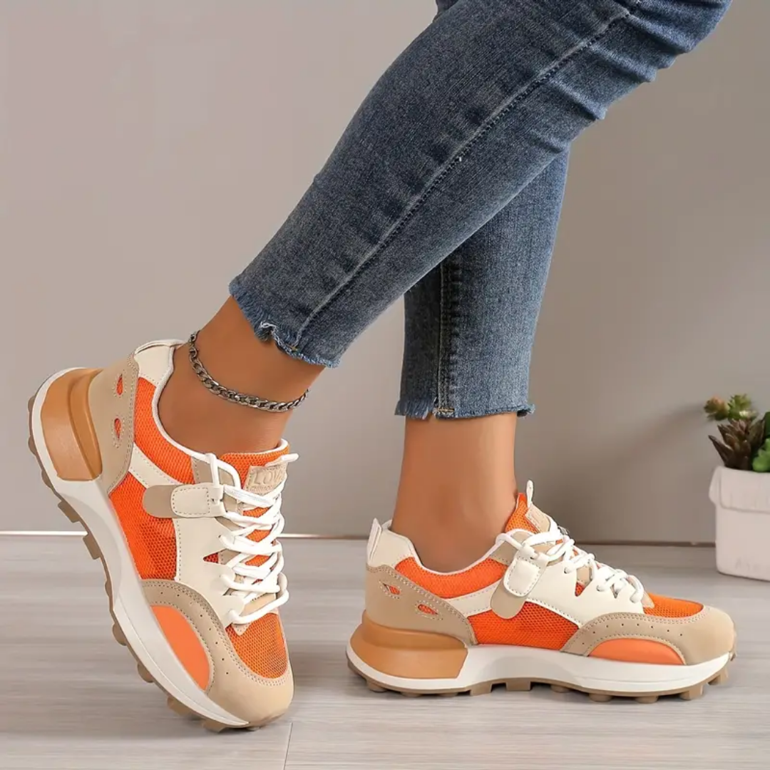 Dee - Orangefarbene Schuhe